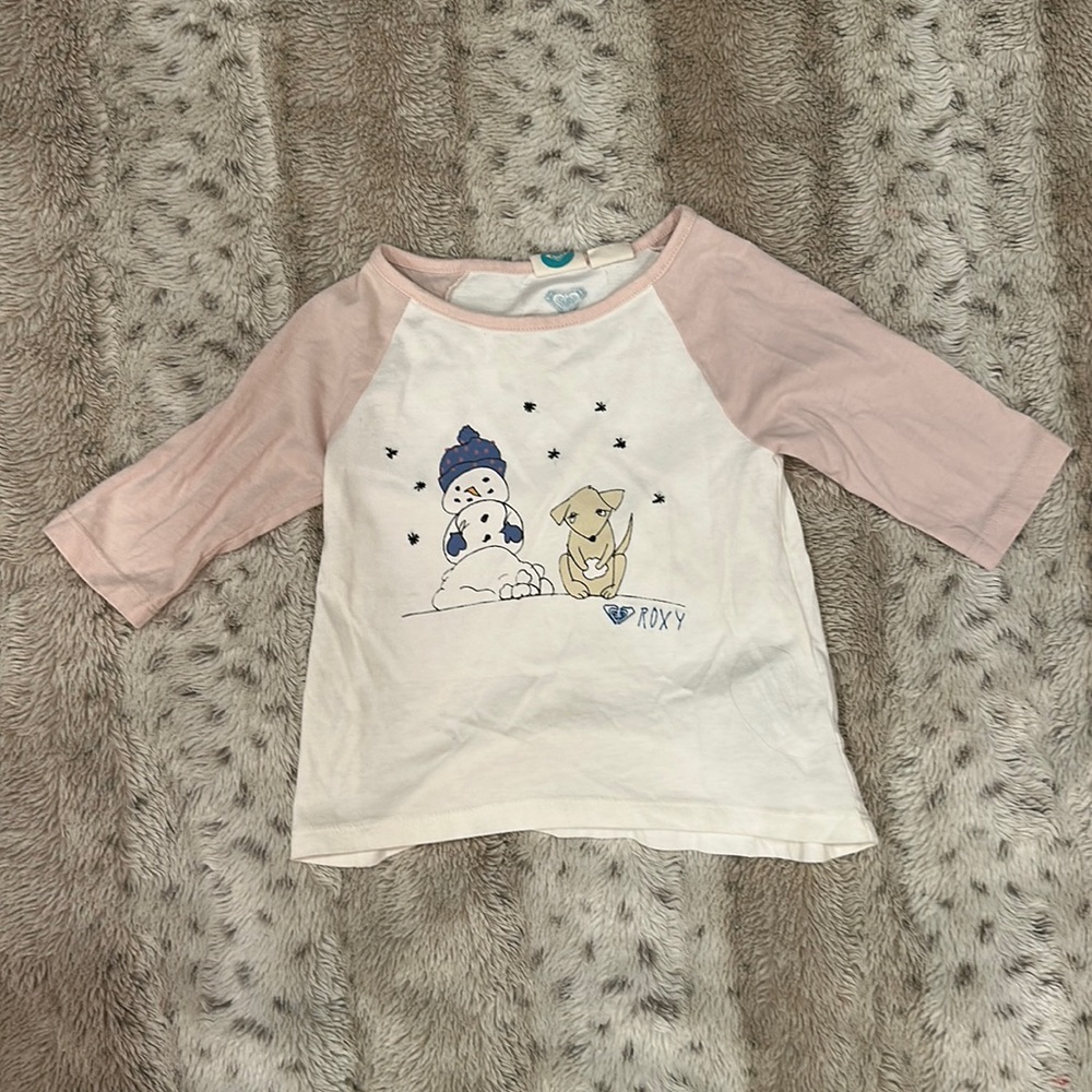 Roxy Girl 3/4 sleeve shirt